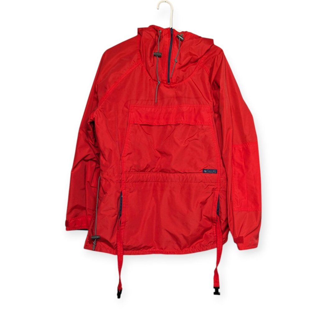 Vintage 1970s Columbia Sportswear Red Anorak Jacket Size Large
